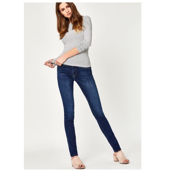 mavi nicole mid rise skinny